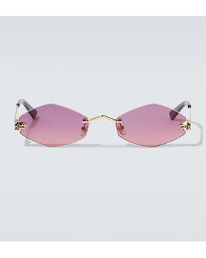 Cartier Rectangular Sunglasses - Pink