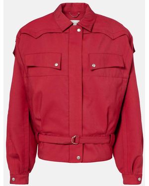 Magda Butrym Belted Jacket - Red