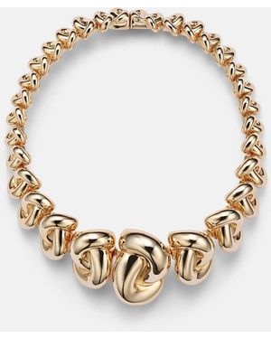 Jennifer Fisher Multi Knot 10Kt Necklace - Metallic