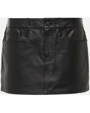 Black Leather Skirts