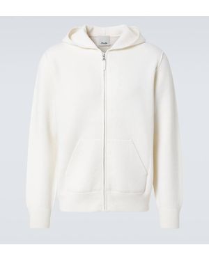 Allude Wool And Cashmere Hoodie - White