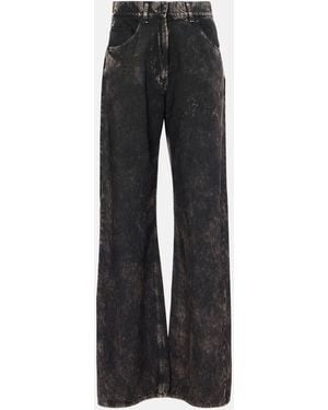 Acne Studios Twill Wide-leg Pants - Black