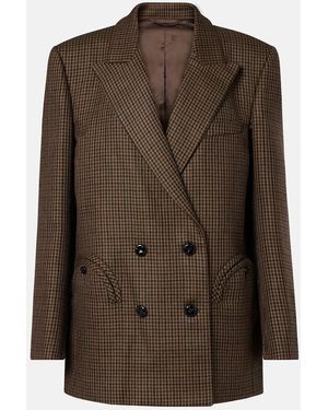 Blazé Milano Everynight Virgin Wool Blazer - Brown
