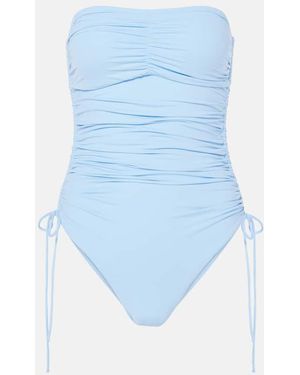 Melissa Odabash Sydney Ruched Swimsuit - Blue