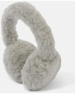 Max Mara Muffy Teddy Earmuffs - Grey