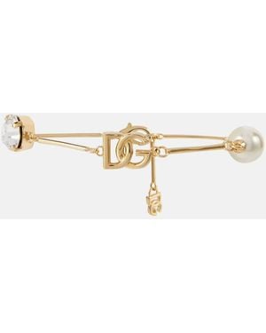 Dolce & Gabbana Dg Embellished Bracelet - Natural