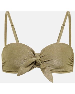 Heidi Klein Ecuador Bikini Top - Green