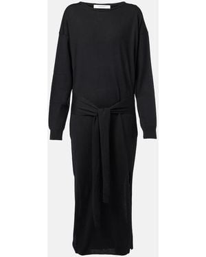 Lemaire Belted Sweater Dress - Black