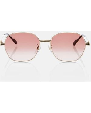 Cartier Premiere De Cartier Oval Sunglasses - Pink