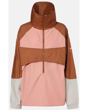 adidas By Stella McCartney Colorblocked Technical Jacket - Pink