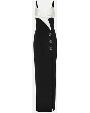 Balmain Crepe Gown - Black