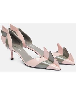 Prada Patent Leather Pumps - Pink