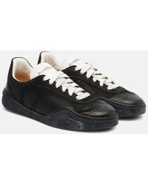 Acne Studios Leather Sneakers - Black