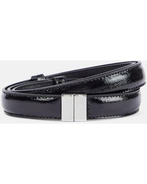 TOTEME Leather Belt - Blue