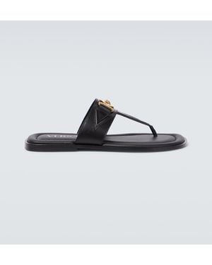 Versace 'Medusa Biggie' Sandals - Black
