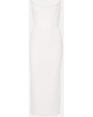 Alex Perry Bridal Strapless Midi Dress - White