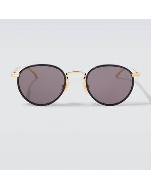 Bottega Veneta Light Ribbon Round Sunglasses - Brown