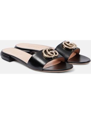 Gucci flat sandals on sale sale