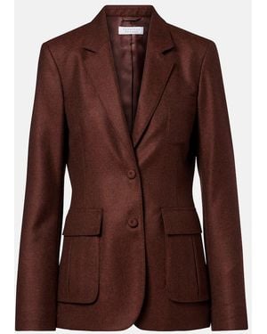 Gabriela Hearst Louisa Wool-Blend Blazer - Brown