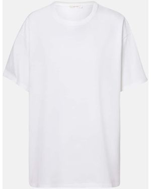 Tシャツ・カットソー THE ROW WHITE COTTON NADINA T-SHIRT ToriコットンTシャツ ホワイト – The Row