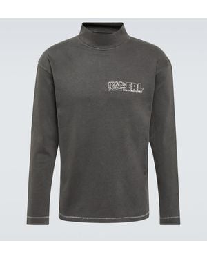 ERL Printed Cotton Jersey T-Shirt - Grey