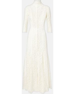Costarellos Lace Gown - White