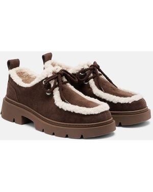 Inuikii Mocabee Suede Loafers - Brown