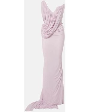 Maticevski Systema Draped Jersey Gown - Pink