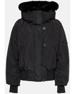 Goldbergh Jeanne Faux Fur-Trimmed Ski Jacket - Black