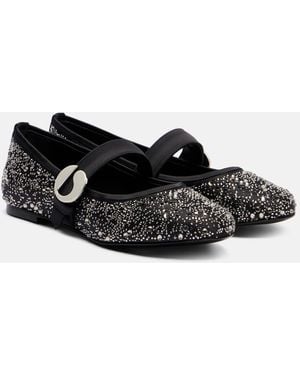Coperni Embellished Ballet Flats - Black