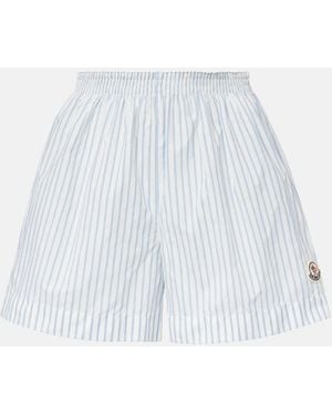 Moncler Striped Technical Shorts - White