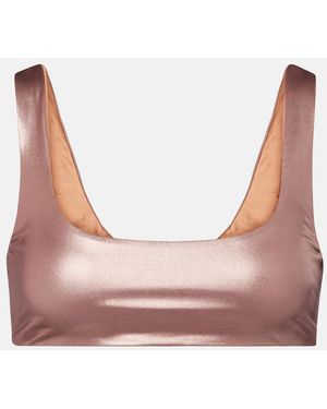 JADE Swim Rounded Edges Bikini Top - Pink