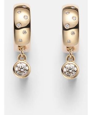Roxanne First 14Kt Earrings With Diamonds - White