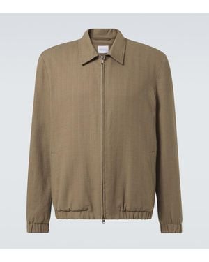 Sunspel Cotton Blouson Jacket - Green