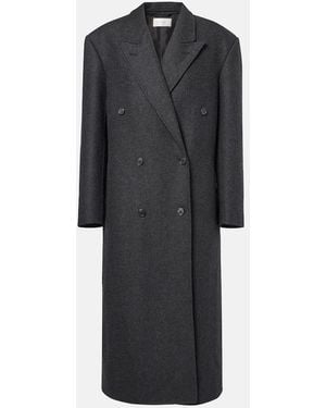 The Row Hariet Wool And Cashmere Coat - Black