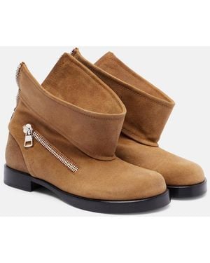 JW Anderson Suede Ankle Boots - Brown