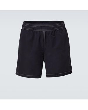 Ami Paris Ami De Cour Swim Trunks - Blue