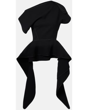 Maticevski Resolute Peplum Top - Black