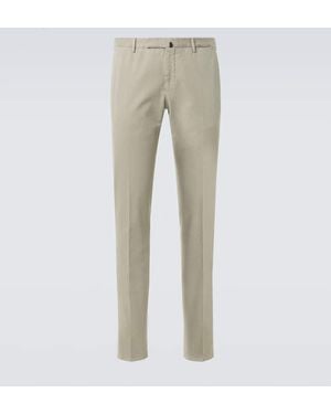 Slowear Cotton Slim Pants - Natural