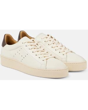 Hogan H672 Leather Sneakers - White
