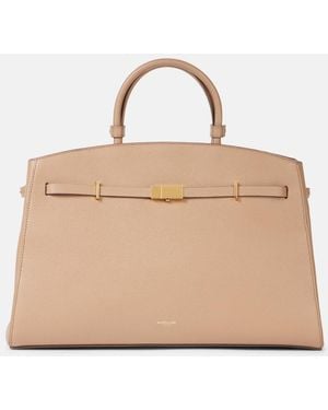 DeMellier London Hudson Leather Tote Bag - Natural