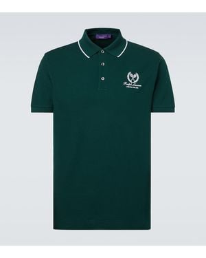 Ralph Lauren Logo Cotton Pique Polo Shirt - Green