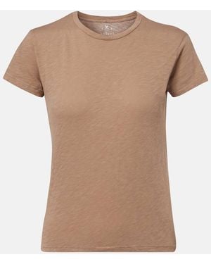 Velvet Sierra Cotton T-Shirt - Natural