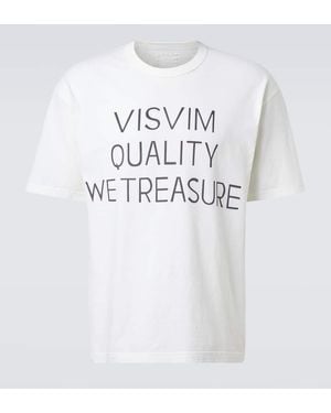 Visvim Jumbo Printed Cotton-Blend T-Shirt - White