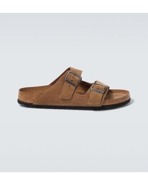 Birkenstock Arizona Suede Sandals - Brown
