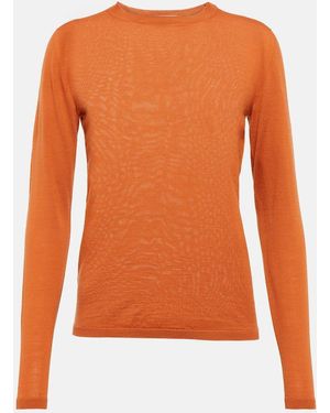 Max Mara Blasy Wool Sweater - Orange