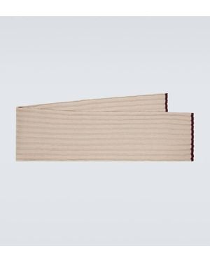 Brunello Cucinelli Cashmere Scarf - White