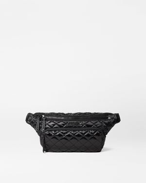 MZ Wallace Black Liquid Metro Sling - White