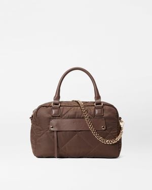 MZ Wallace Walnut Madison Satchel - Brown