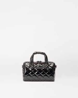 MZ Wallace Black Lacquer Mini Satchel
